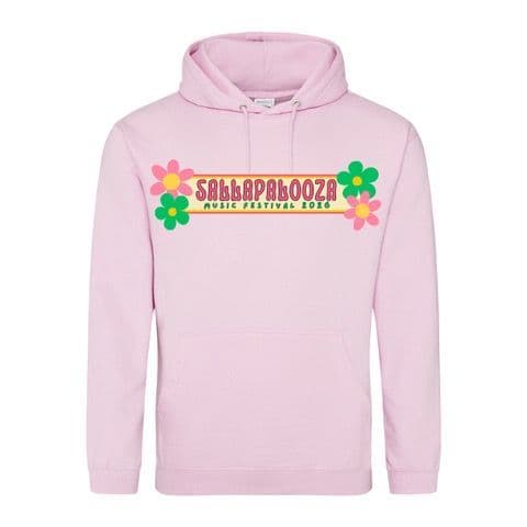 SALLAPALOOZA HOODIE - BABY PINK