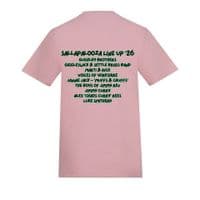 SALLAPALOOZA T-SHIRT -BABY PINK