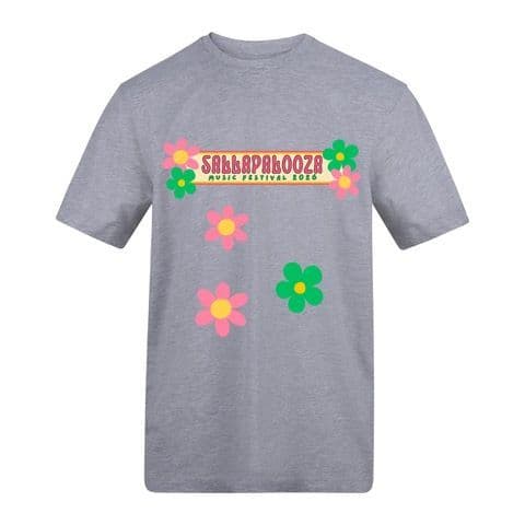 SALLAPALOOZA T-SHIRT -HEATHER GREY