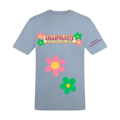 SALLAPALOOZA T-SHIRT- SKY BLUE