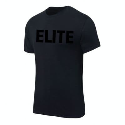 UNISEX BLACK CREW NECK OVERSIZED T-SHIRT