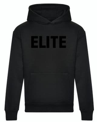 UNISEX BLACK HEAVYWEIGHT HOODIE