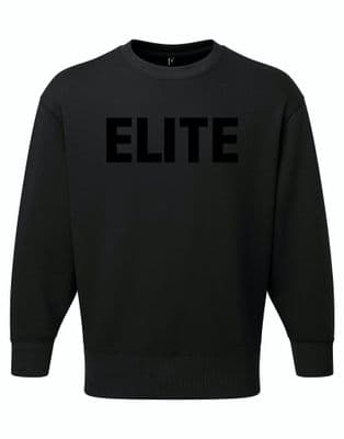 UNISEX BLACK HEAVYWEIGHT  SWEATSHIRT