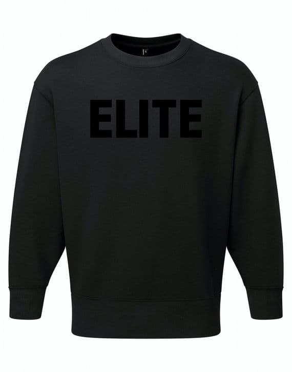 UNISEX BLACK HEAVYWEIGHT  SWEATSHIRT