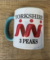 Yorkshire 3 Peaks Mug -Red