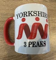 Yorkshire 3 Peaks Mug -Red