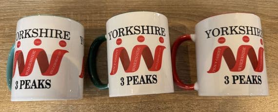 Yorkshire 3 Peaks Mug -Red