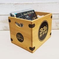 33 RPM Record Box Vinyl Album Storage Crates
