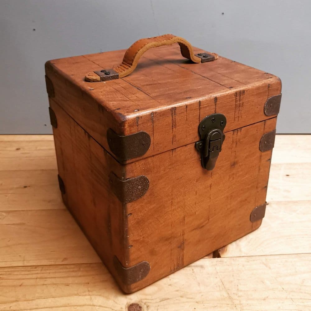 7 Inch Record Box Vintage Vinyl Storage Box 1