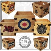 7 Inch Record Boxes Handcrafted Vintage Vinyl Crates