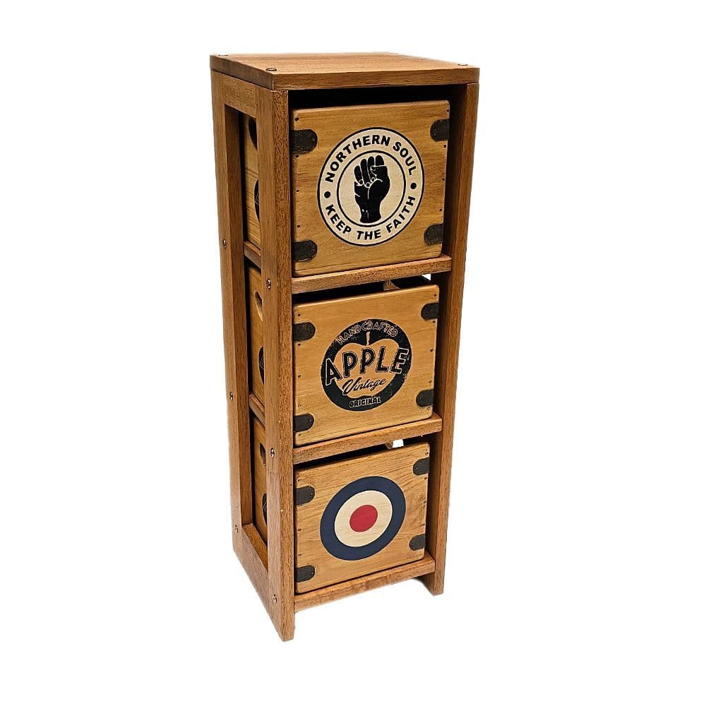 7" Singles Crate Storage Rack 3 Bay PRE-ORDER