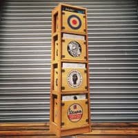 Album Crate Storage Rack 3 Bay