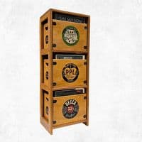 Album Crate Storage Rack 3 Bay  LOW STOCK  ON 385LA's