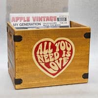 All You Need Is Love Record Box Vinyl Album Storage Crates PRE-ORDER