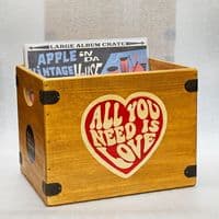 All You Need Is Love Record Box Vinyl Album Storage Crates PRE-ORDER