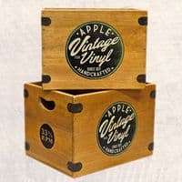 Apple Vintage Vinyl - Record Boxes Handcrafted Album Storage