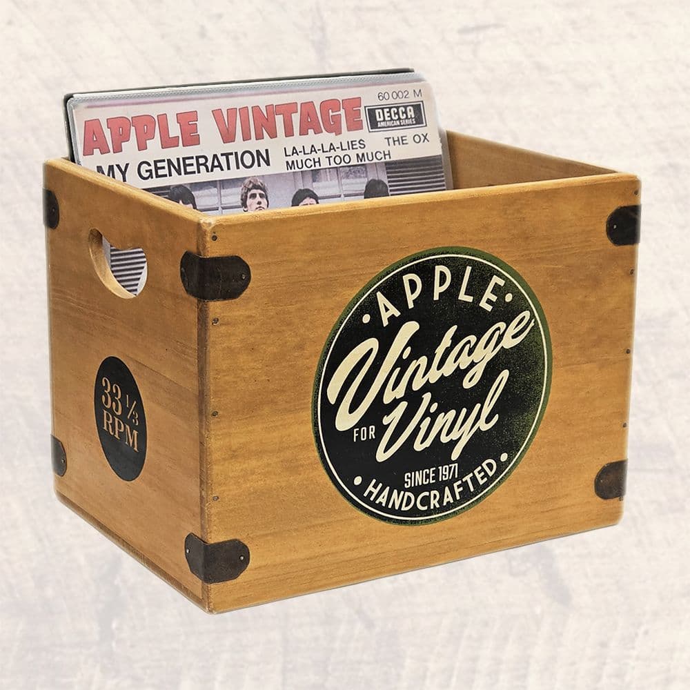 Apple Vintage Vinyl - Record Boxes Handcrafted Album Storage