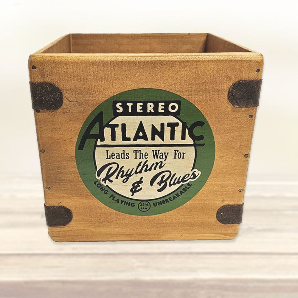 Atlantic Retro 7" Record Box Vintage Vinyl Crate PRE-ORDER