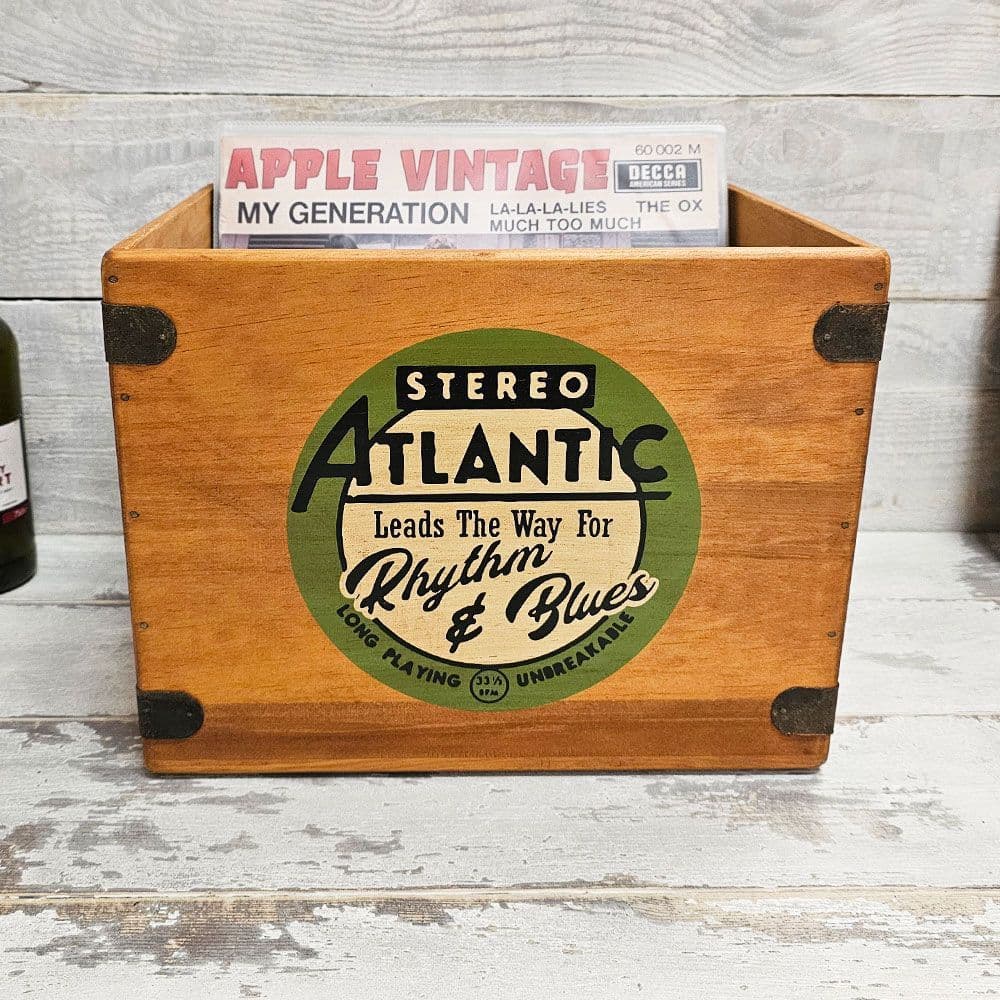Atlantic Vinyl Storage Handcrafted Album Record Boxes - - Pre-Order For Delivery Sept 2026