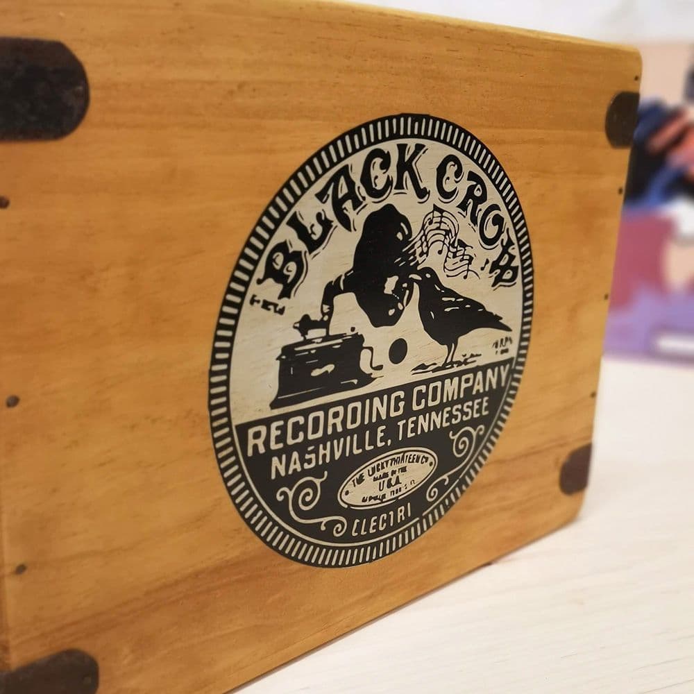 Black Crow Recordings LP Record Box Vinyl Album Storage