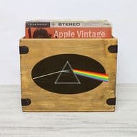 Blue Cat Record Box Vinyl Album Storage Crates