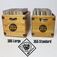 Blue Cat Record Box Vinyl Album Storage Crates