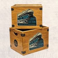 Blue Train Jazz -  Vinyl Record Boxes Handcrafted Album Storage
