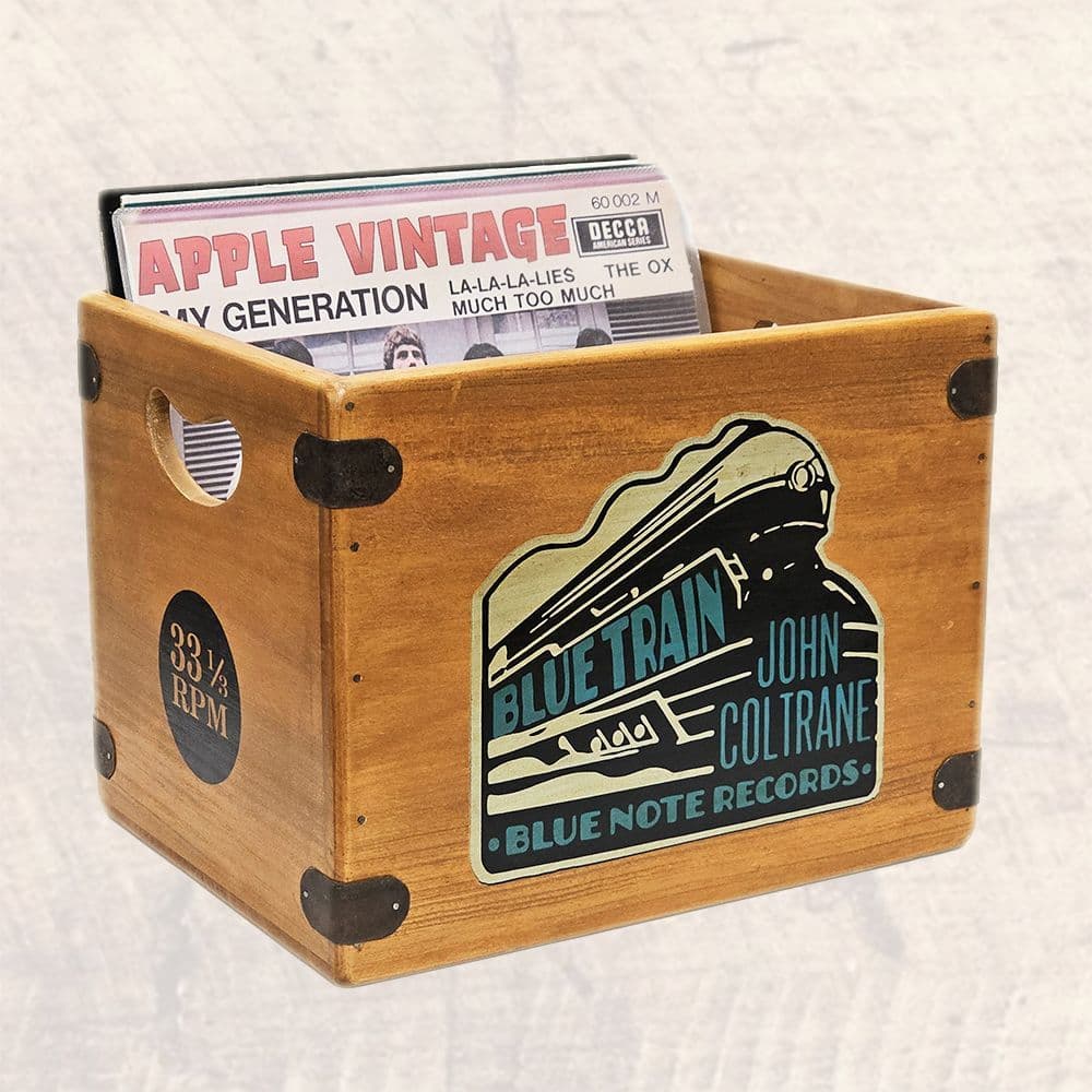 Blue Train Jazz -  Vinyl Record Boxes Handcrafted Album Storage- Pre-Order For Delivery Sept 2026