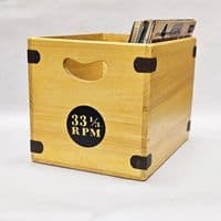 Classic Album Crate  Large 33RPM Pine - 12