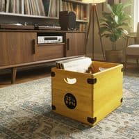 Classic Album Crate  Large 33RPM Pine - 12