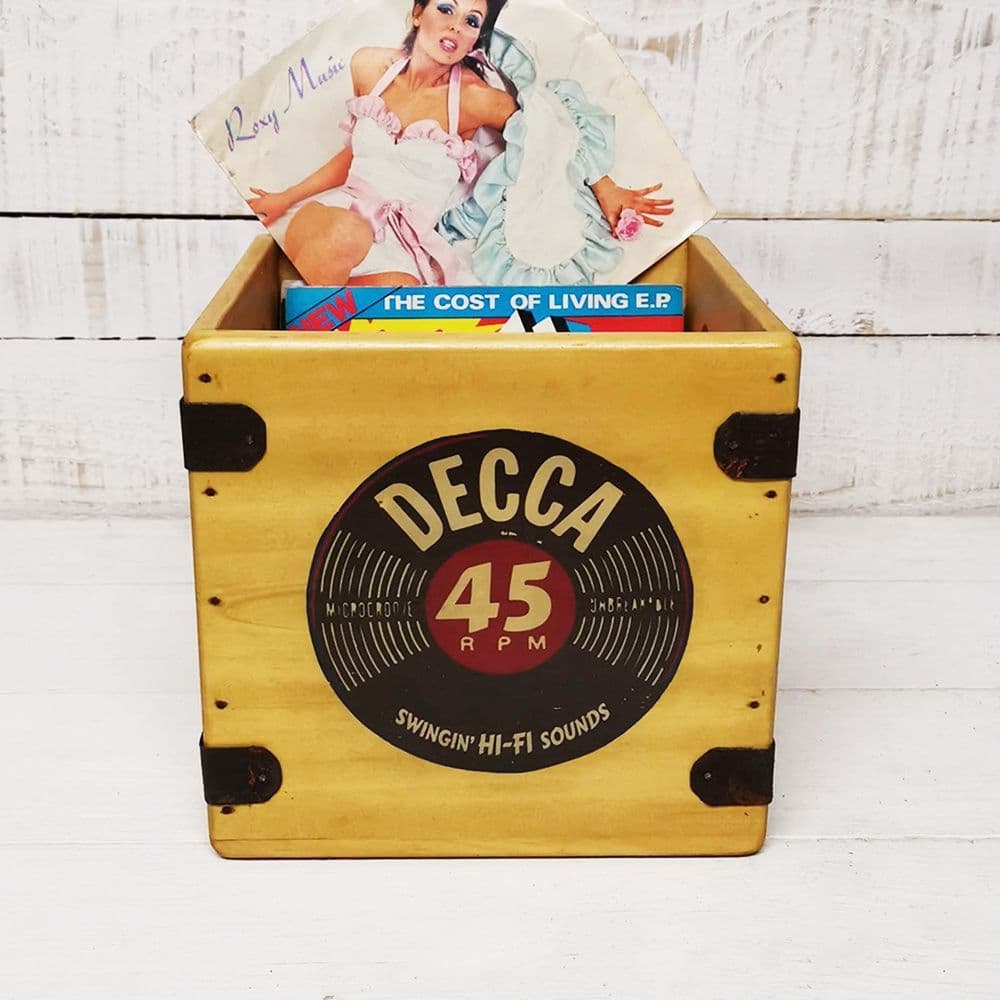 Decca45 7" Record Box Vintage Vinyl Crate PRE-ORDER