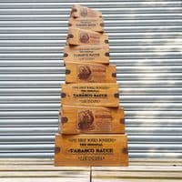 Devil Hot Tabasco  Box Wooden Crate Condiment Holder