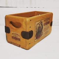 Devil Tabasco Box Wooden Vintage Advertising