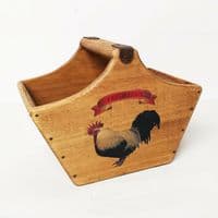 Egg Baskets Rustic Handcrafted Wooden Farm Trugs