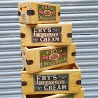 Fry's Chocolate Vintage Box Wooden Crate Shop Display Gift Hamper