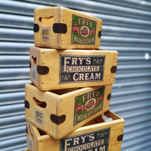 Fry's Chocolate Vintage Box Wooden Crate Shop Display Gift Hamper