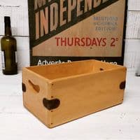 Handcrafted Wooden Box Quality Vintage Style Storage