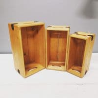 Handcrafted Wooden Box Quality Vintage Style Storage