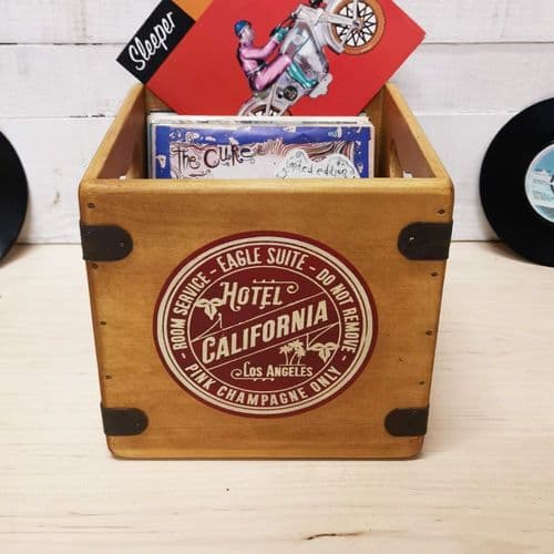 Hotel California 7 Inch Vinyl Crate