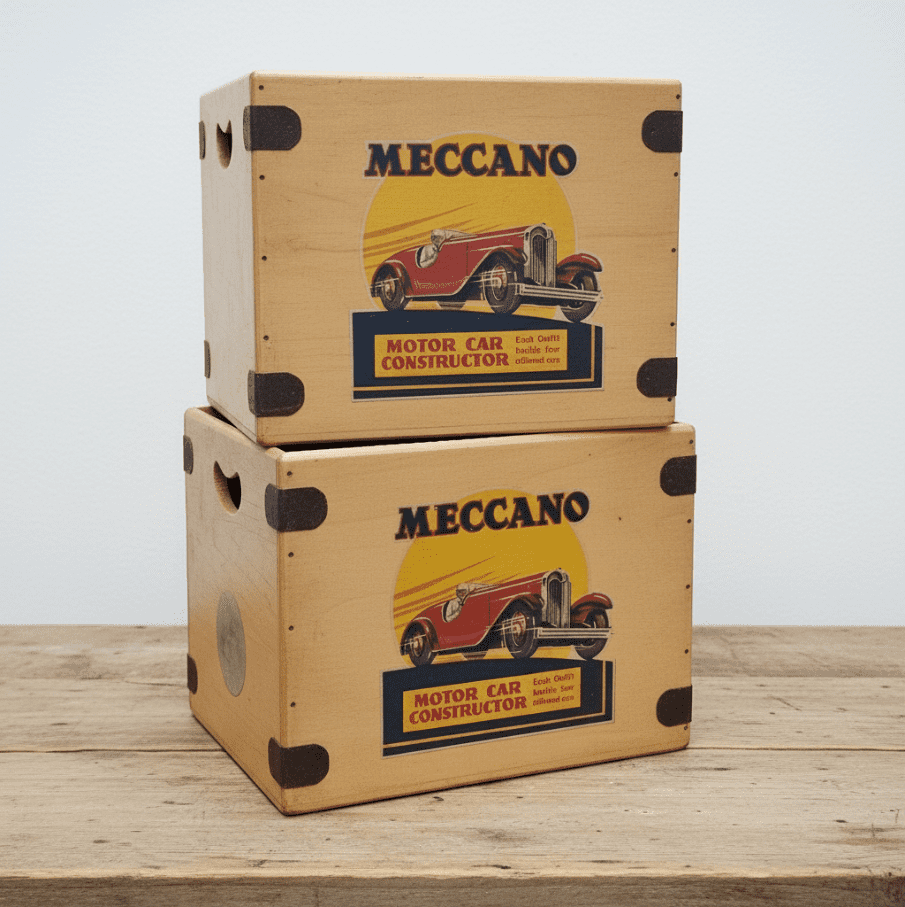 Meccano Car Storage Box Album LP Storage Vinyl SALE