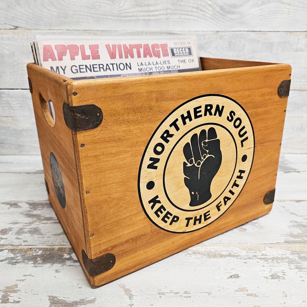 Northern Soul Record Box Vinyl Album Storage Crates PRE-ORDER