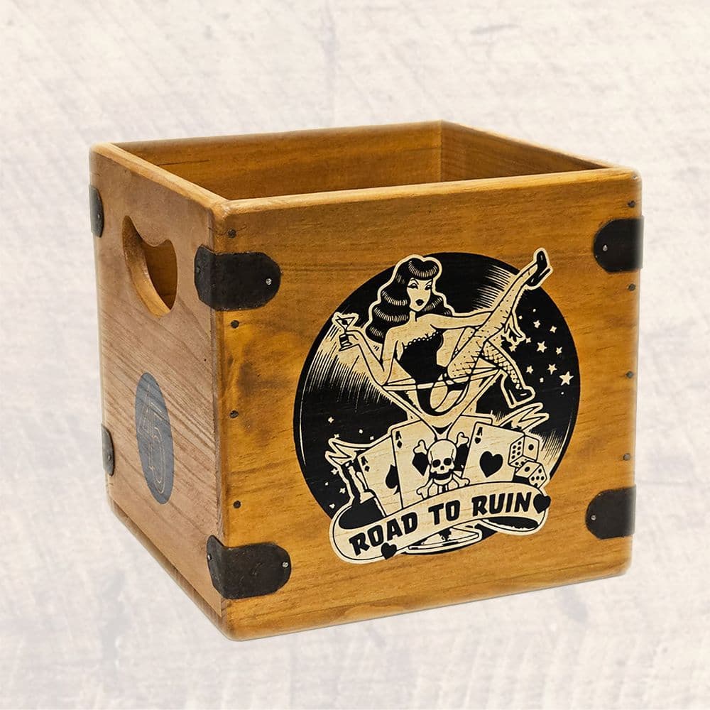 Road To Ruin  7" Record Box Vintage Vinyl Crate