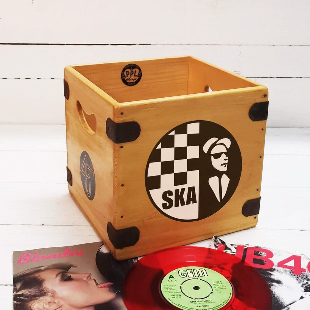 Ska Rudeboy  7" Record Box Vintage Vinyl Crate PRE-ORDER
