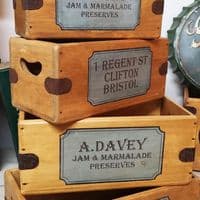Slater Haberdashery Bristol  Rustic Boxes