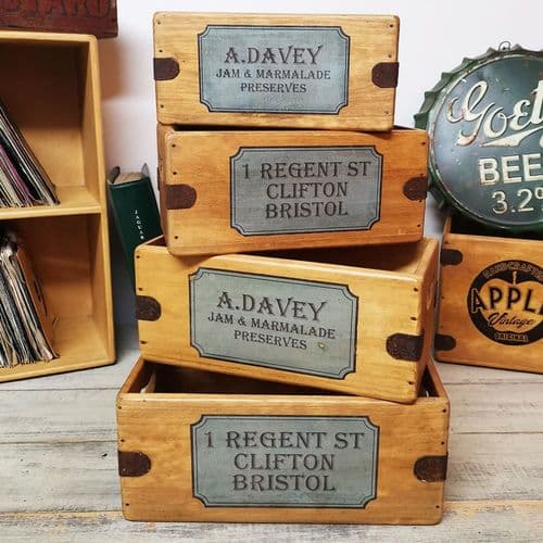 Slater Haberdashery Bristol Rustic Boxes