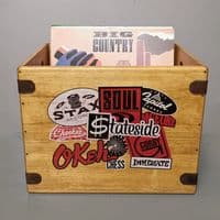 Soul Power LP Record Box Vinyl Album Storage Crates