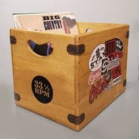 Soul Power LP Record Box Vinyl Album Storage Crates