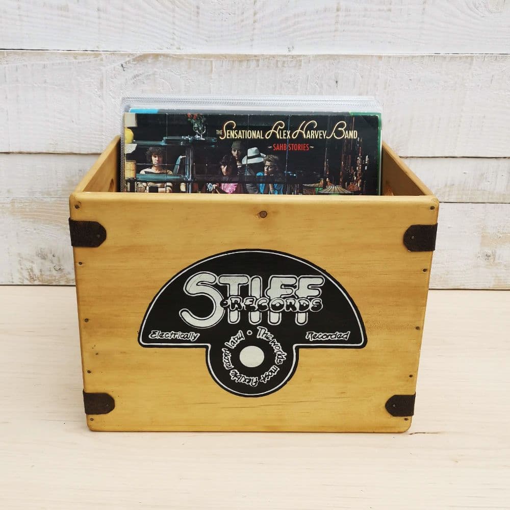 Stiff 76 Vinyl LP Boxes Album Storage Crate - Pre-Order For Delivery Sept 2026