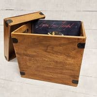 Topper Album Boxes LP Record Box Handcrafted Vinyl Storage