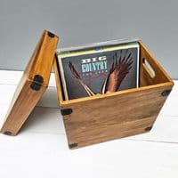 Topper Album Boxes LP Record Box Handcrafted Vinyl Storage